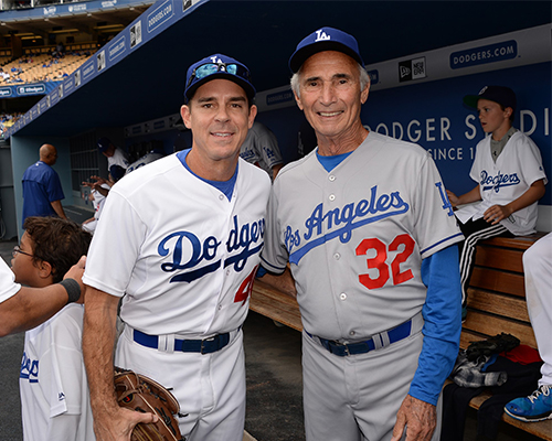Billy and Sandy Koufax